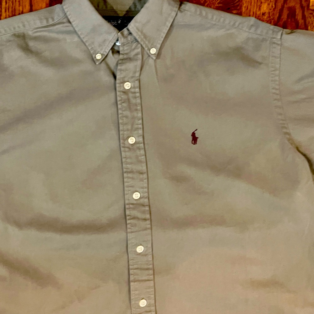 Polo by Ralph Lauren BLAKE Men’s long sleeve  Dress shirt. 100% Cotton.